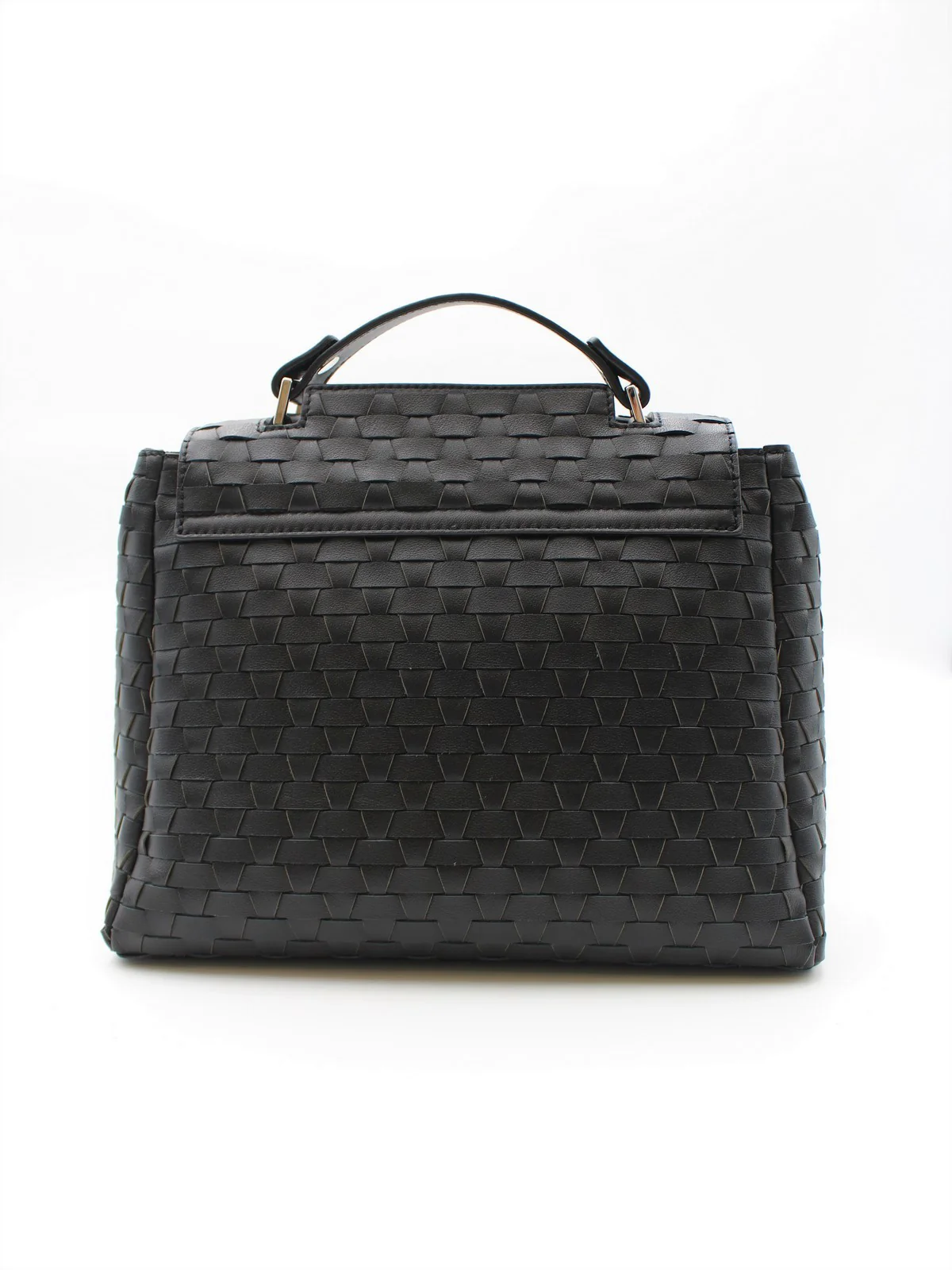 ORCIANI Borsa Donna NAPPA WOVEN B01999 NWO NER Nero - Image 4