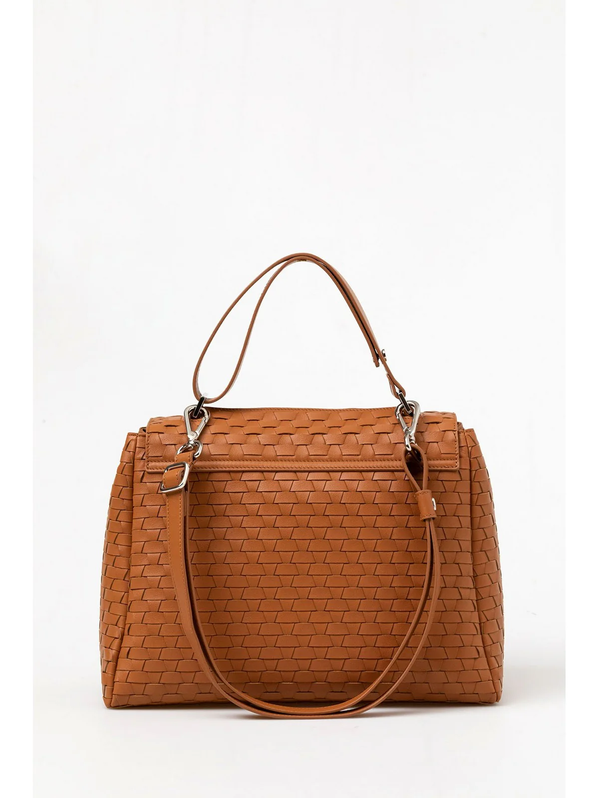 ORCIANI Borsa Donna NAPPA WOVEN BT2006 NWO AMB Marrone - Image 3