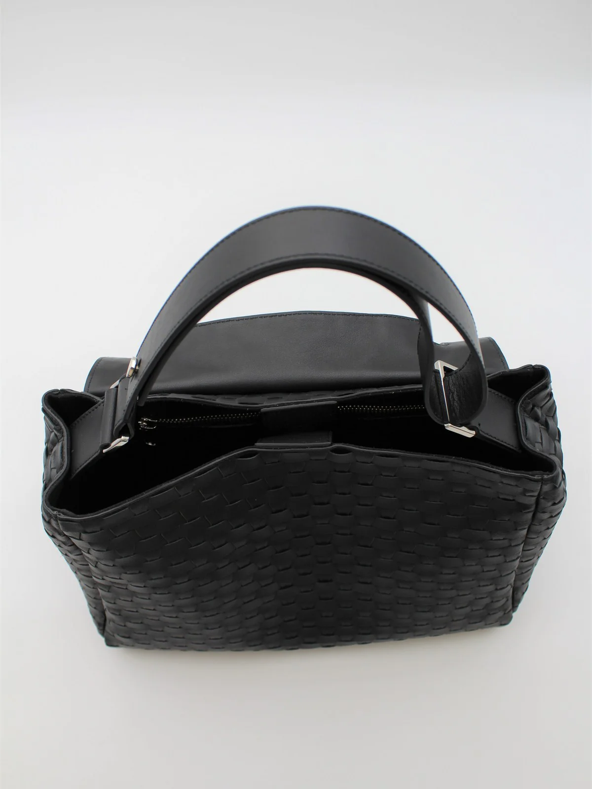 ORCIANI Borsa Donna NAPPA WOVEN BT2006 NWO NER Nero - Image 5