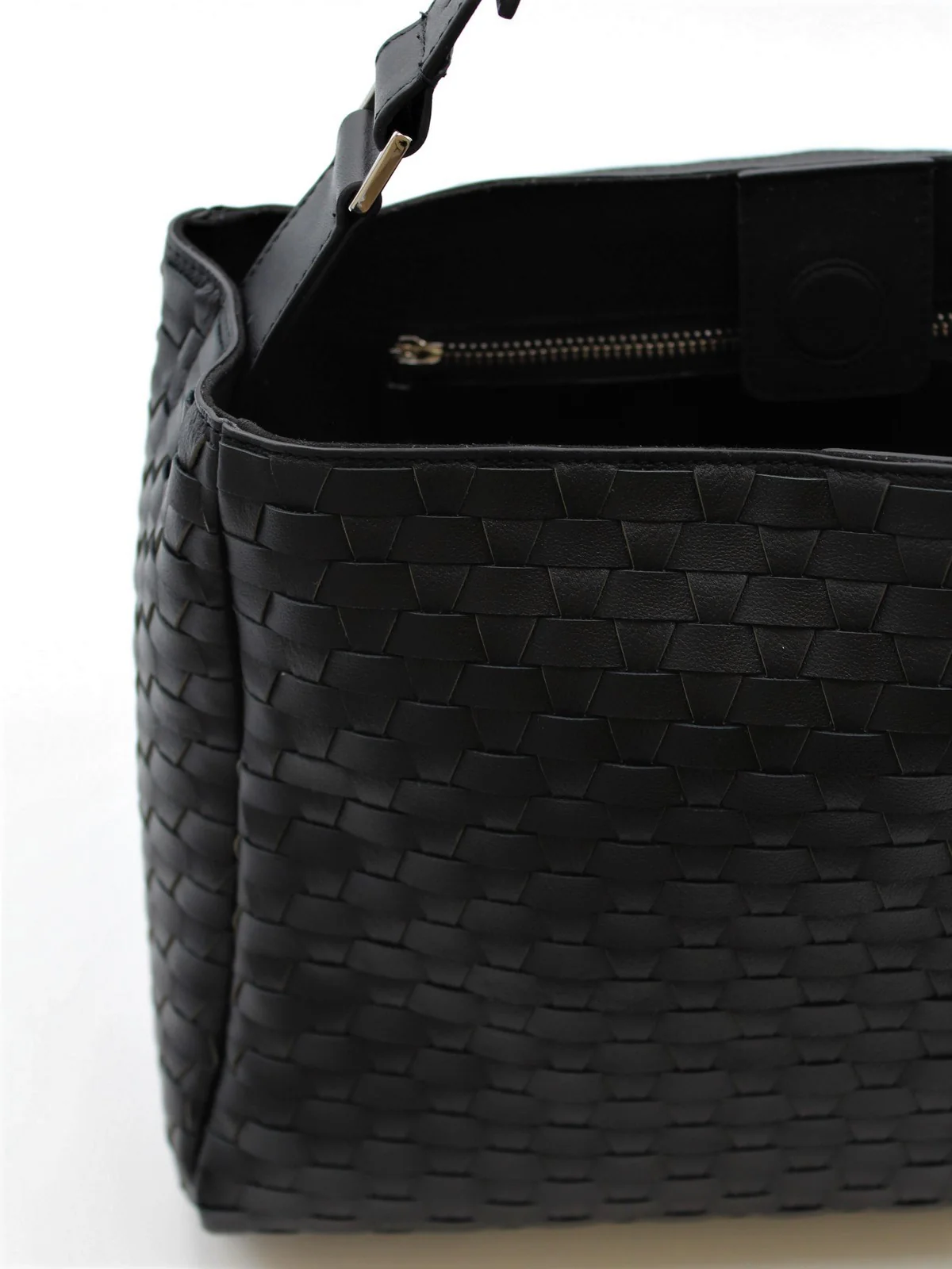 ORCIANI Borsa Donna NAPPA WOVEN BT2006 NWO NER Nero - Image 6