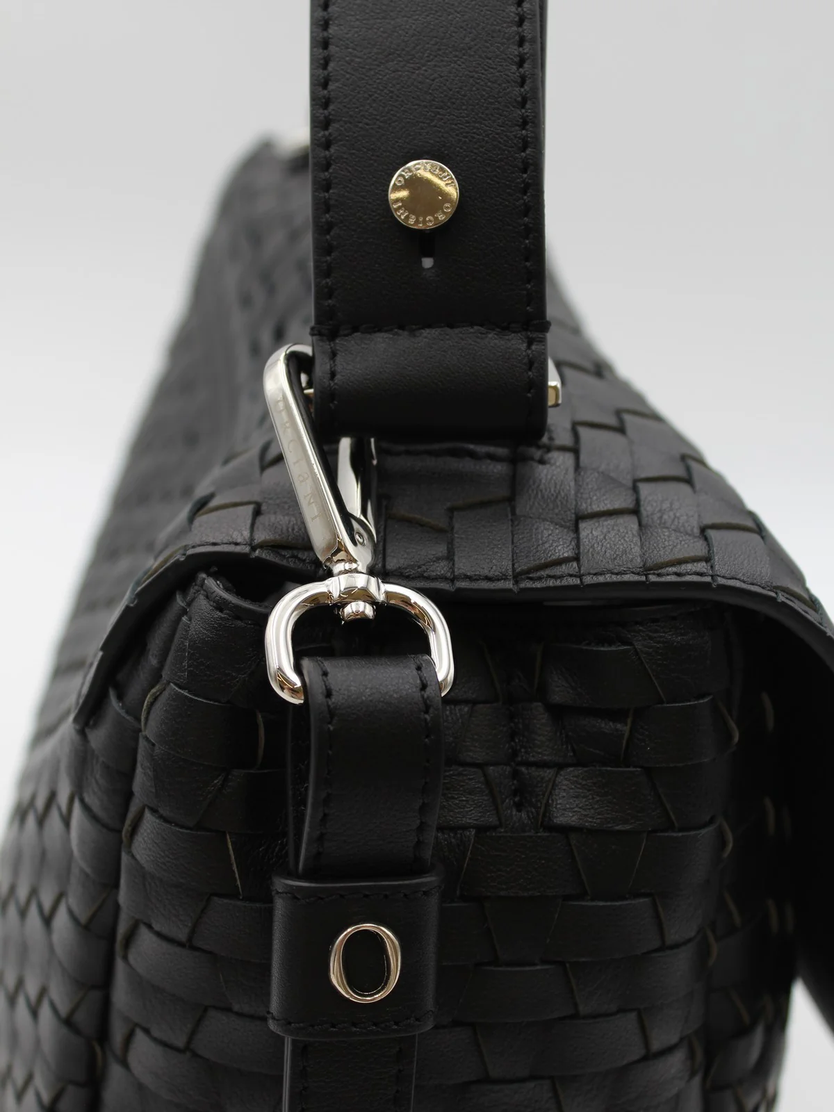 ORCIANI Borsa Donna NAPPA WOVEN BT2006 NWO NER Nero - Image 8