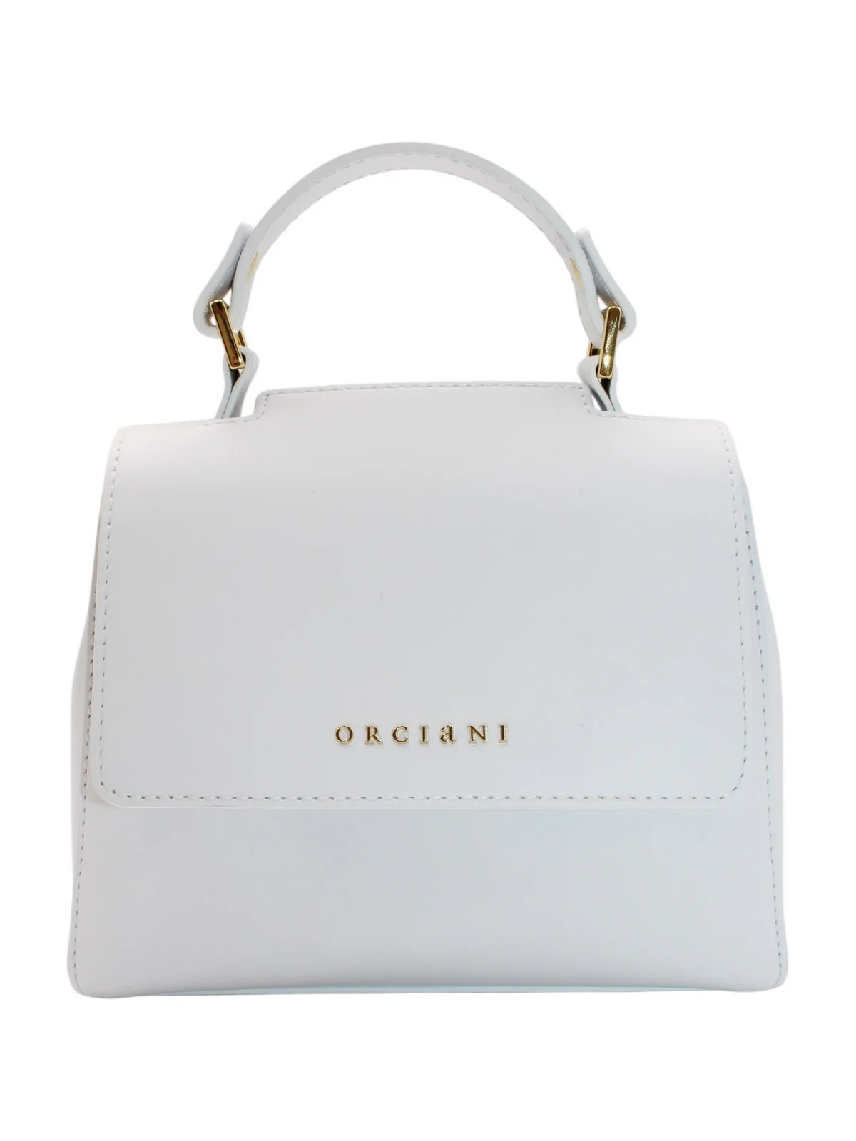 ORCIANI Borsa Donna VANITY ORO B02019 VAO BIA Bianco
