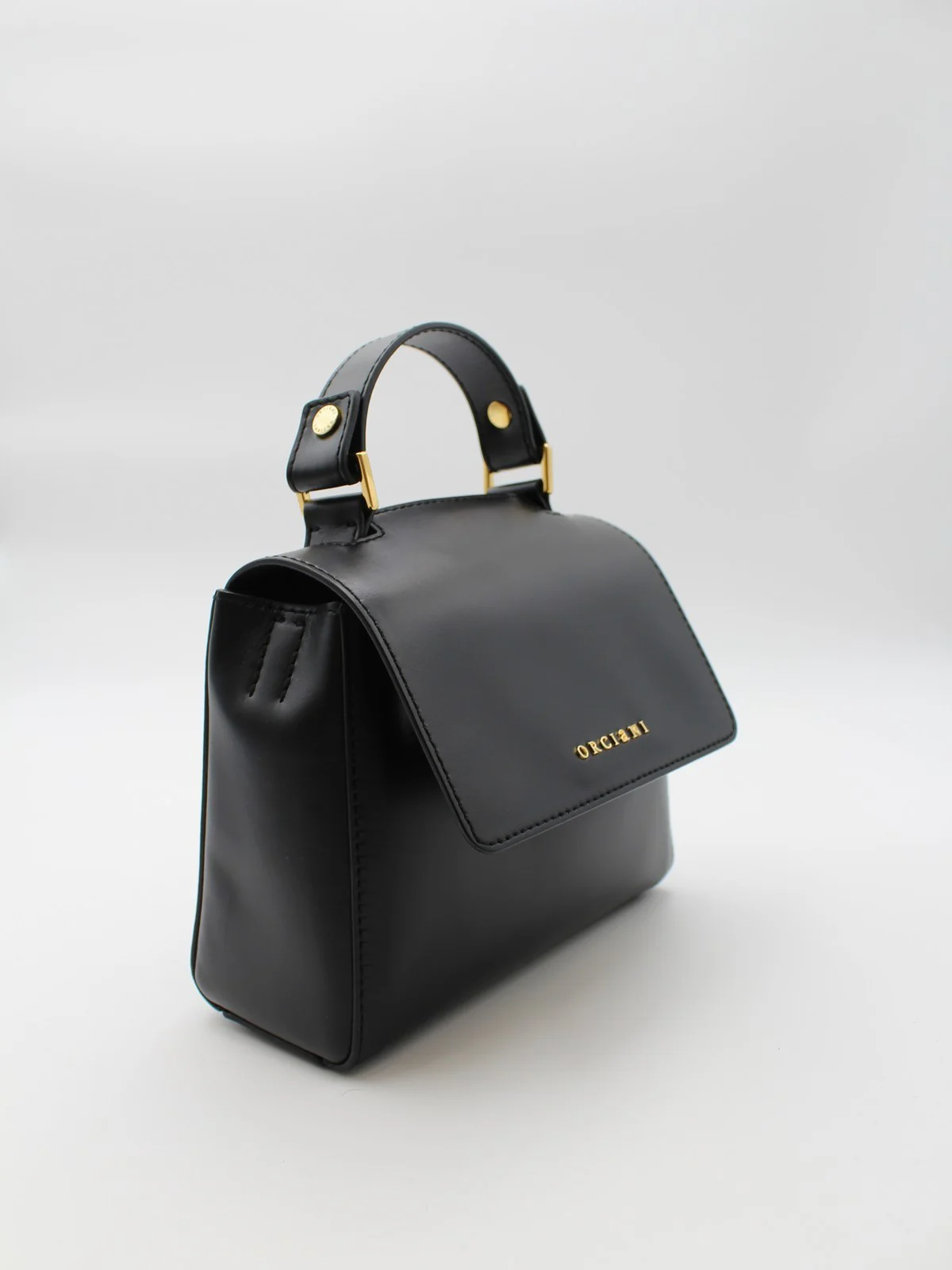 ORCIANI Borsa Donna VANITY ORO B02019 VAO NER Nero - Image 2