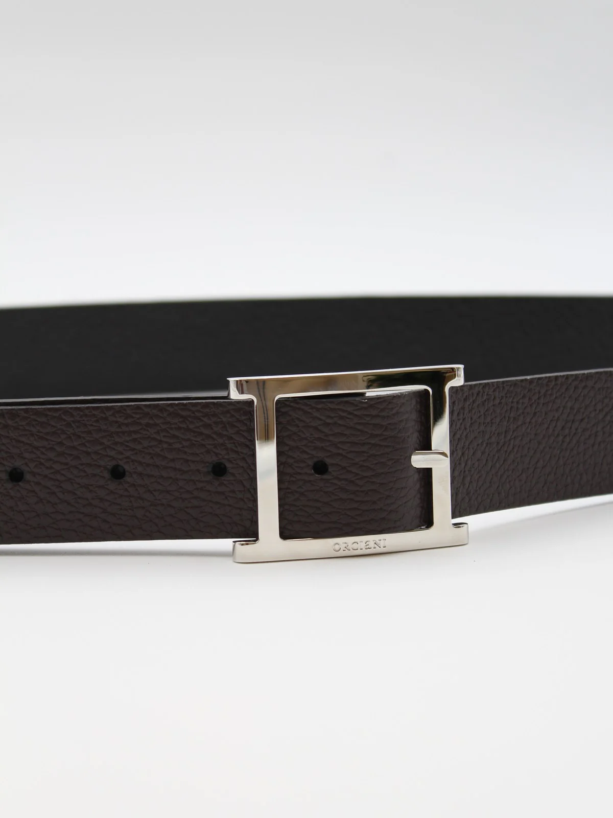 ORCIANI Cintura Uomo MICRON DOUBLE U08161 MDU N+E Nero - Image 3
