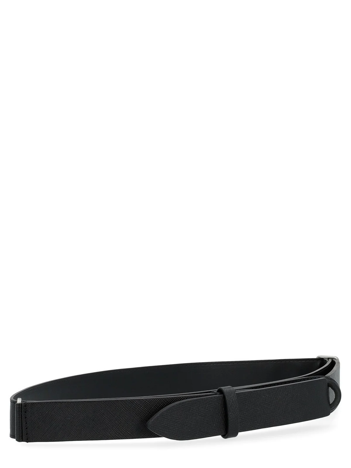 ORCIANI Cintura Uomo NOBUCKLE SAFFIANO NB0061_SAF NERO - Image 3