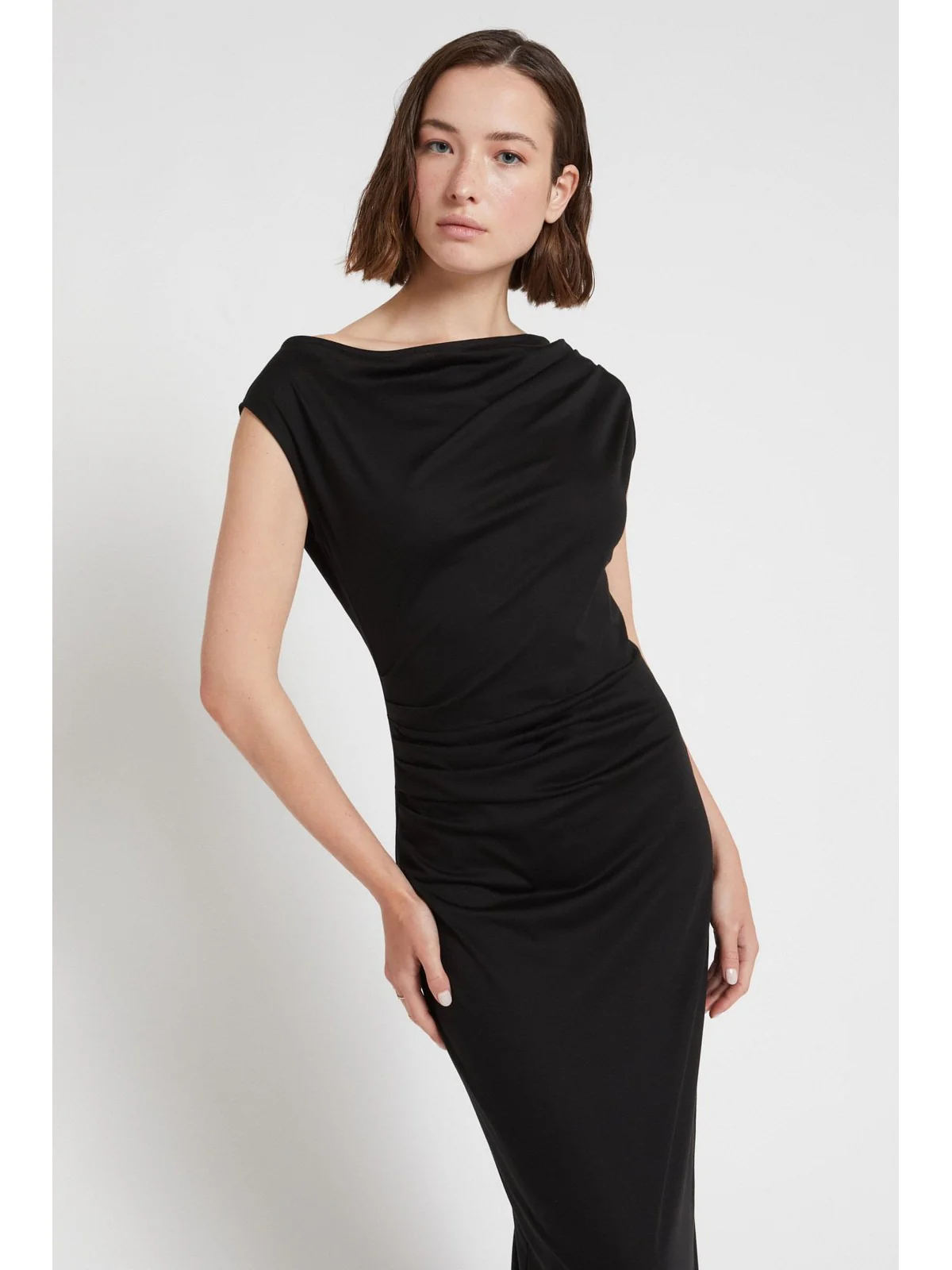 OTTOD'AME Abito Donna DA5235 1920 Nero - Image 3