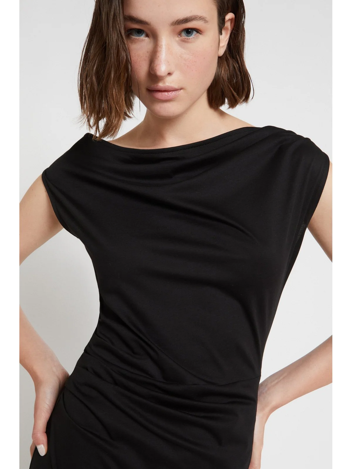 OTTOD'AME Abito Donna DA5235 1920 Nero - Image 5