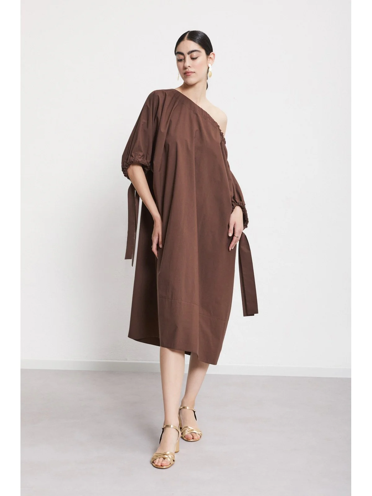 OTTOD'AME Abito Donna  DA5255 2138 CIOCCOLATO - Image 2
