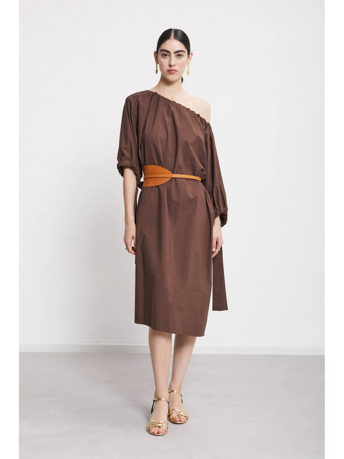 OTTOD'AME Abito Donna  DA5255 2138 CIOCCOLATO - Image 6