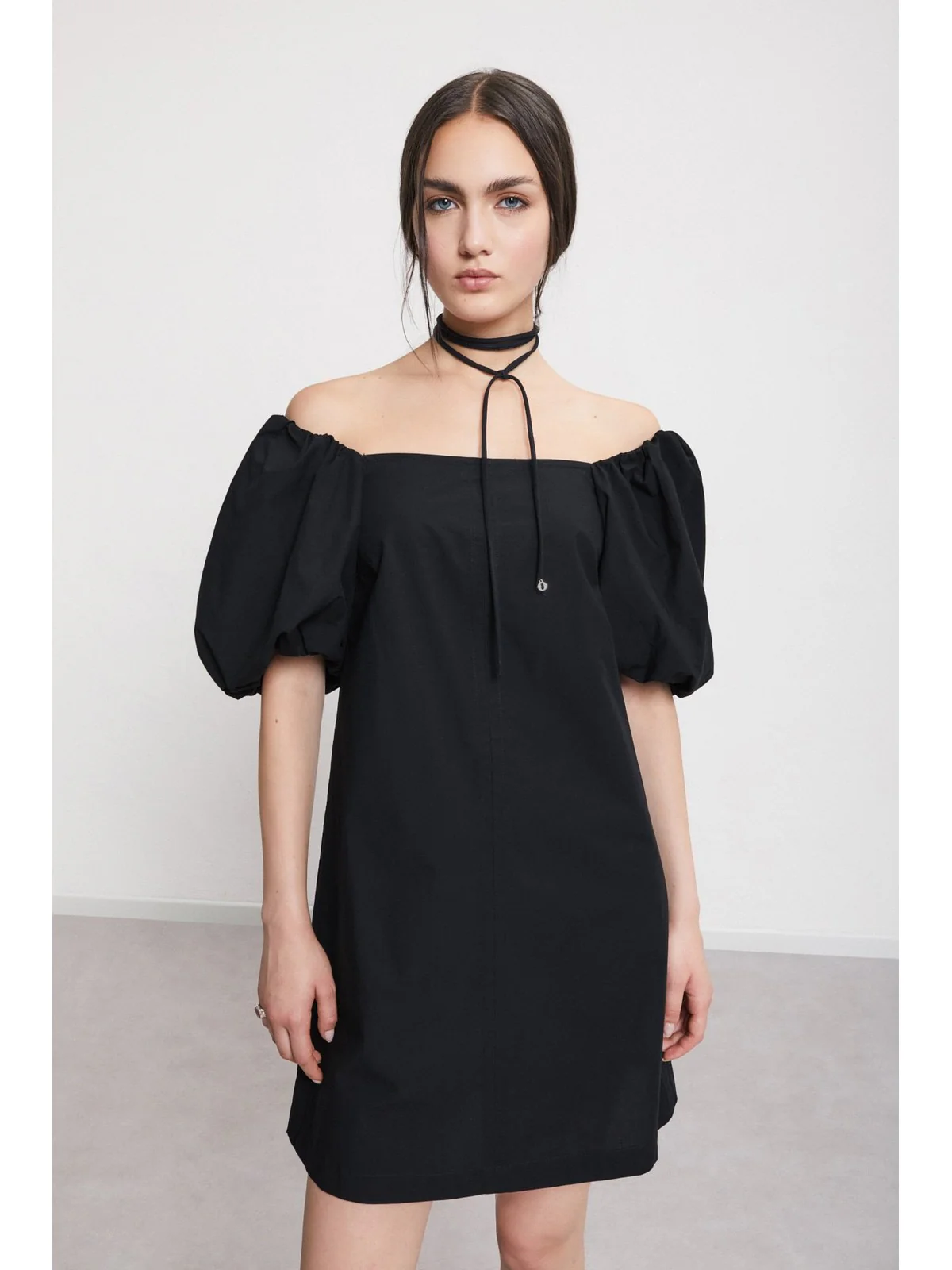 OTTOD'AME Abito Donna DA5257 1920 Nero - Image 3