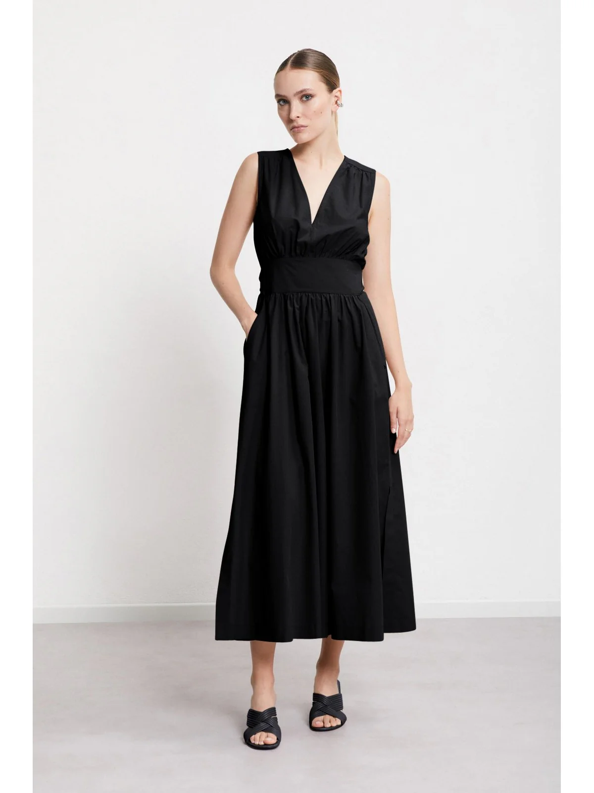 OTTOD'AME Abito Donna  DA5259 1920 Nero - Image 3