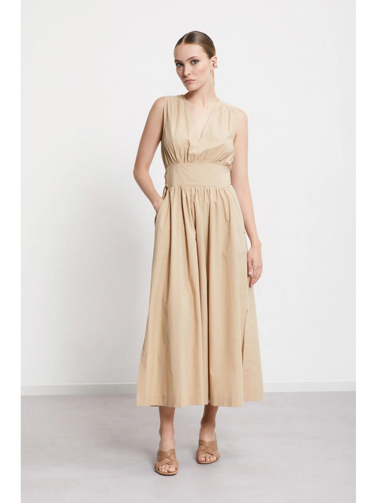 OTTOD'AME Abito Donna DA5259 1982 SABBIA - Image 3