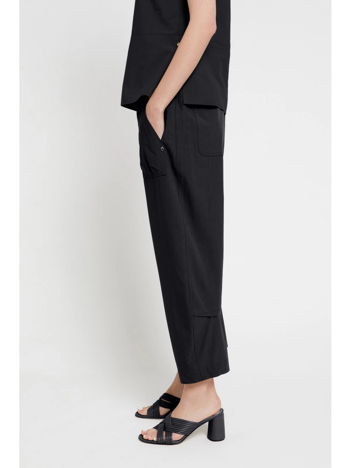 OTTOD'AME Pantalone Donna DP9807 1920 Nero - Image 3