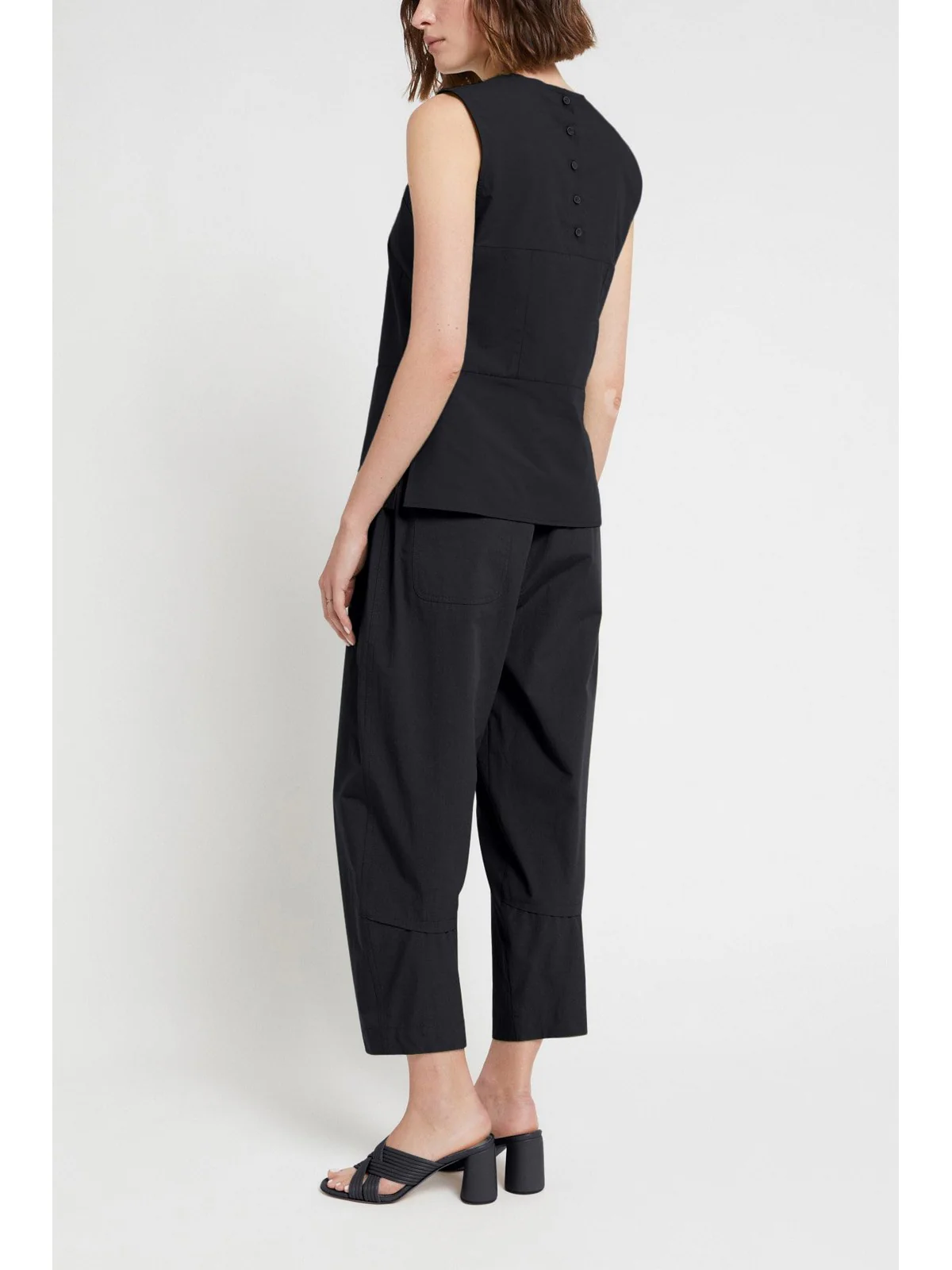 OTTOD'AME Pantalone Donna DP9807 1920 Nero - Image 4