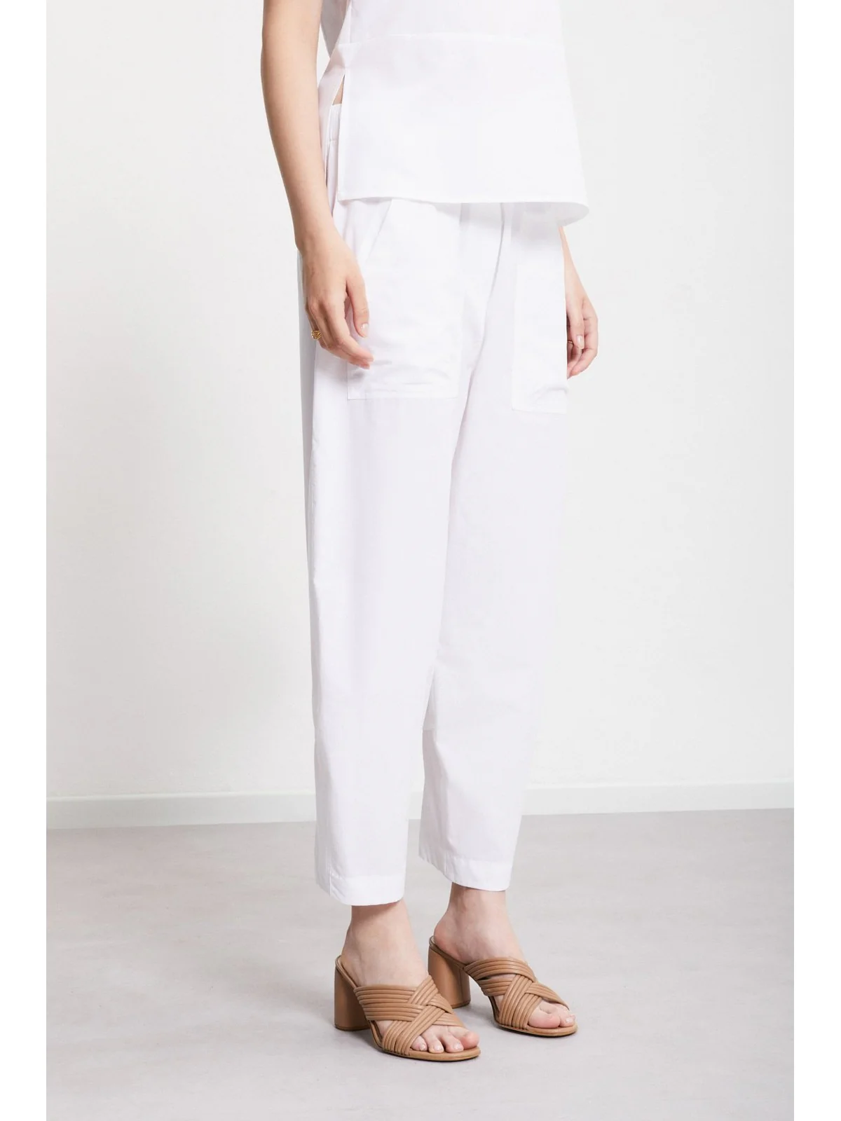 OTTOD'AME Pantalone Donna DP9807 1948 Bianco - Image 3