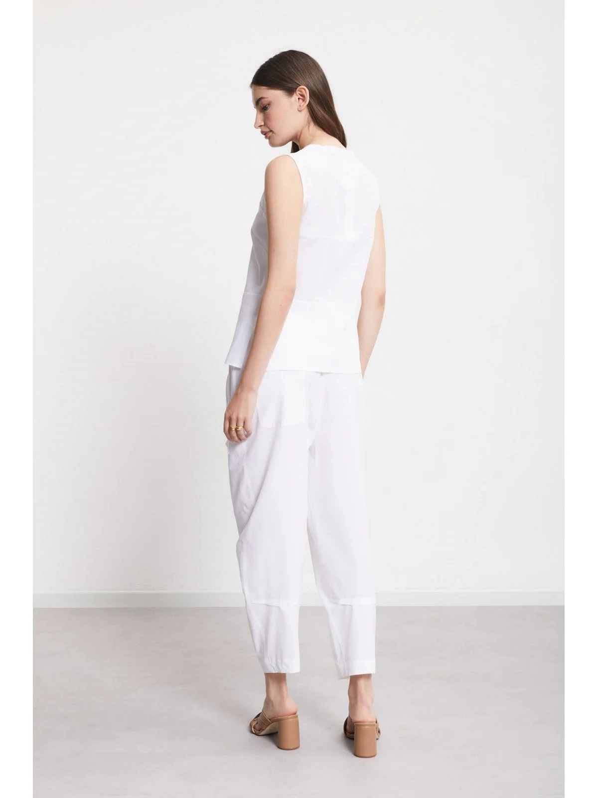OTTOD'AME Pantalone Donna DP9807 1948 Bianco - Image 4