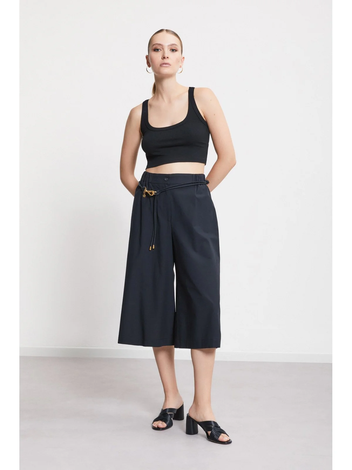 OTTOD'AME Pantalone Donna DP9853 1920 Nero - Image 2