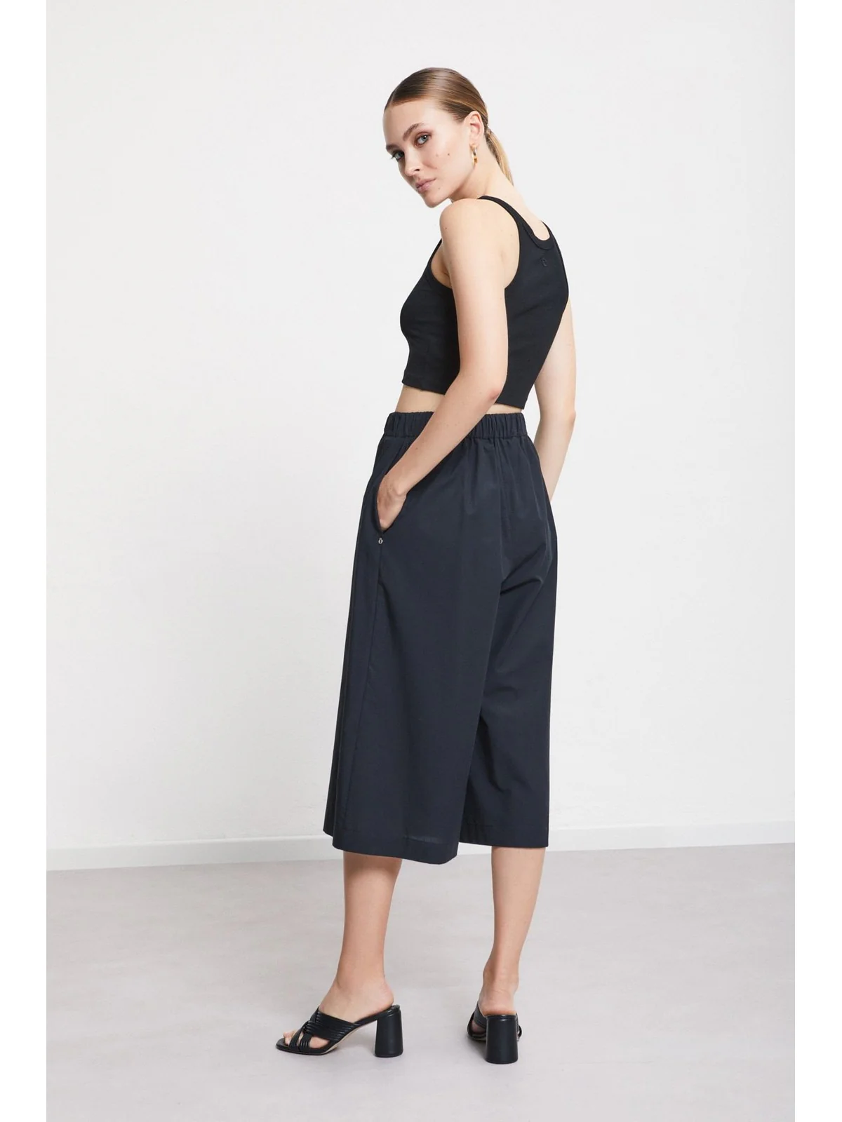 OTTOD'AME Pantalone Donna DP9853 1920 Nero - Image 4