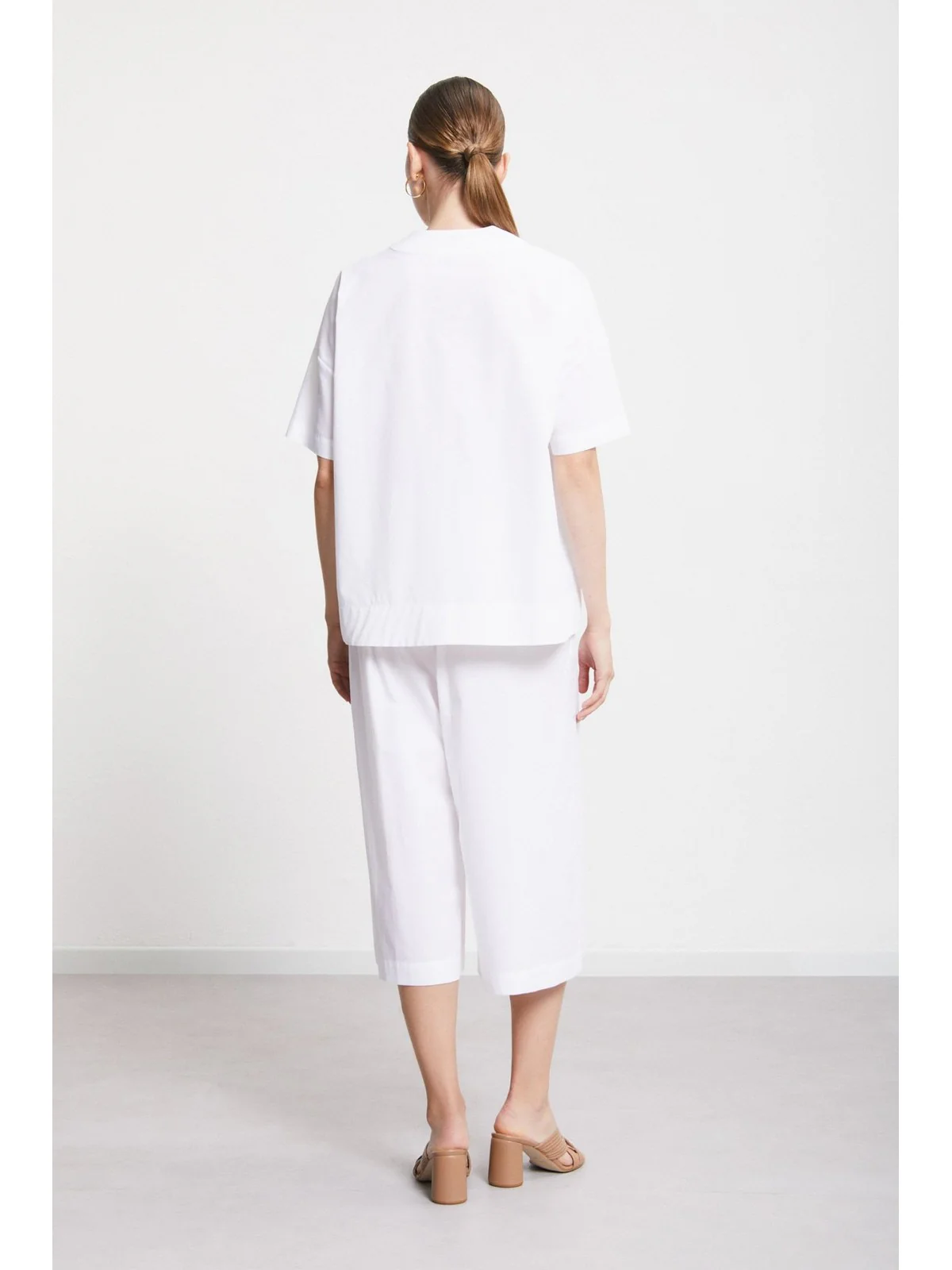 OTTOD'AME Pantalone Donna  DP9853 1948 Bianco - Image 4