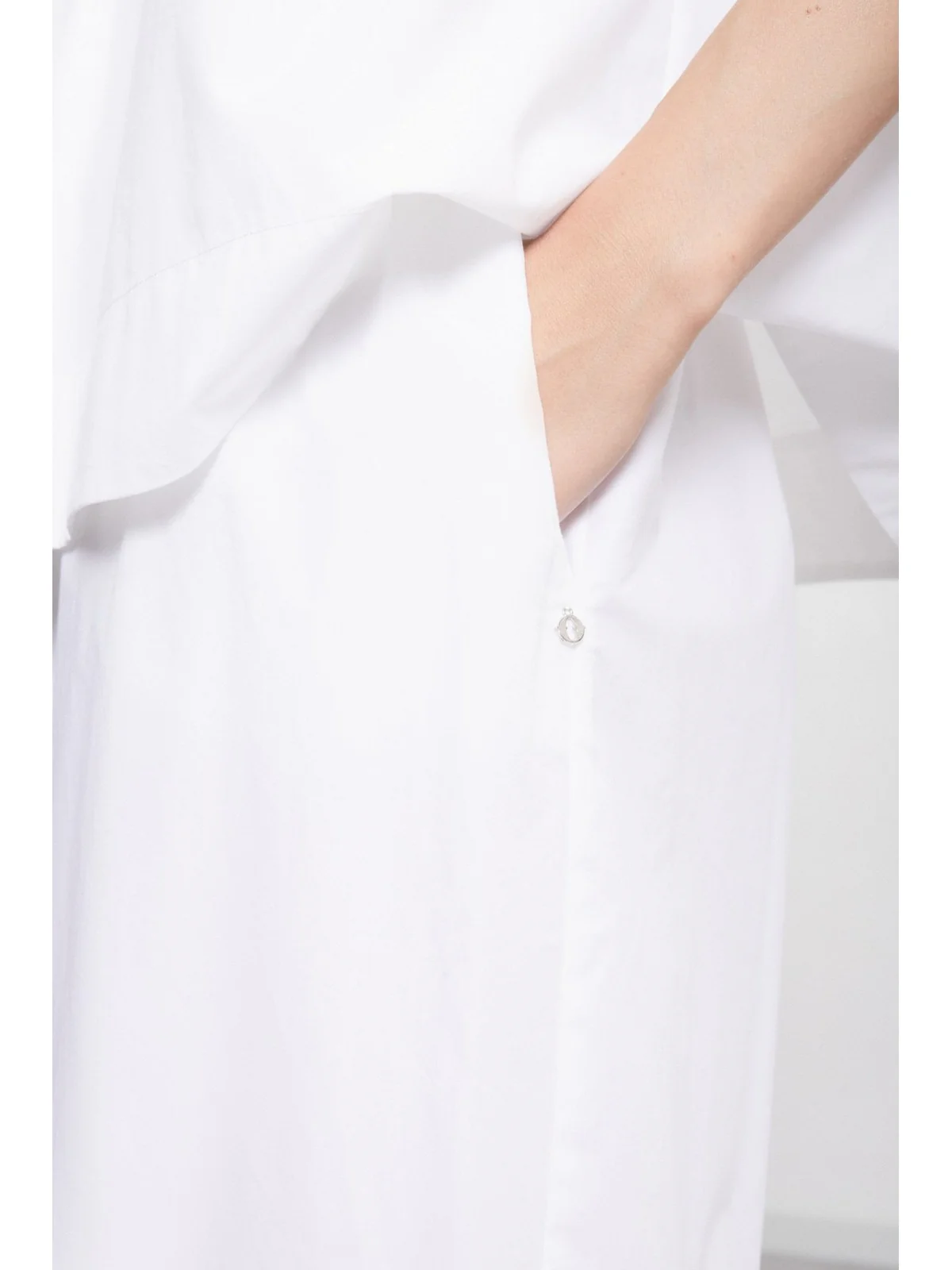 OTTOD'AME Pantalone Donna  DP9853 1948 Bianco - Image 5