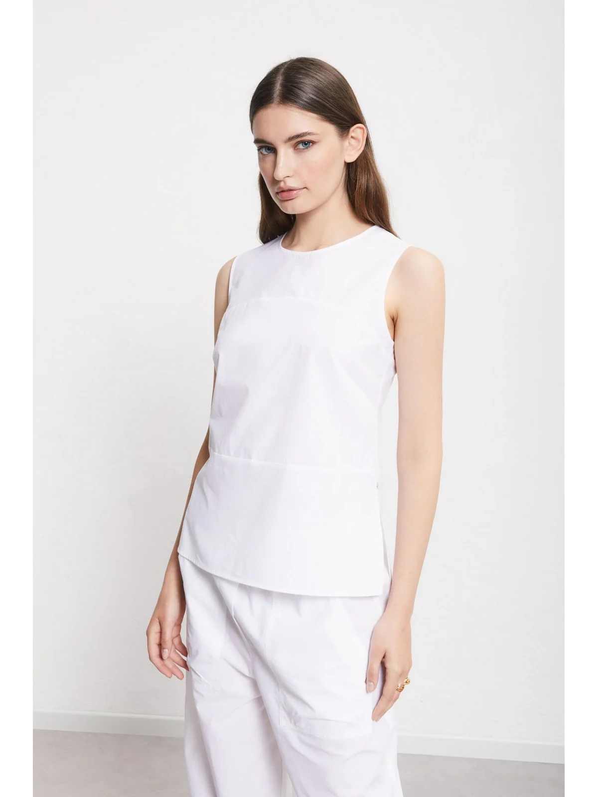 OTTOD'AME Top Donna  DT9180 1948 Bianco - Image 3