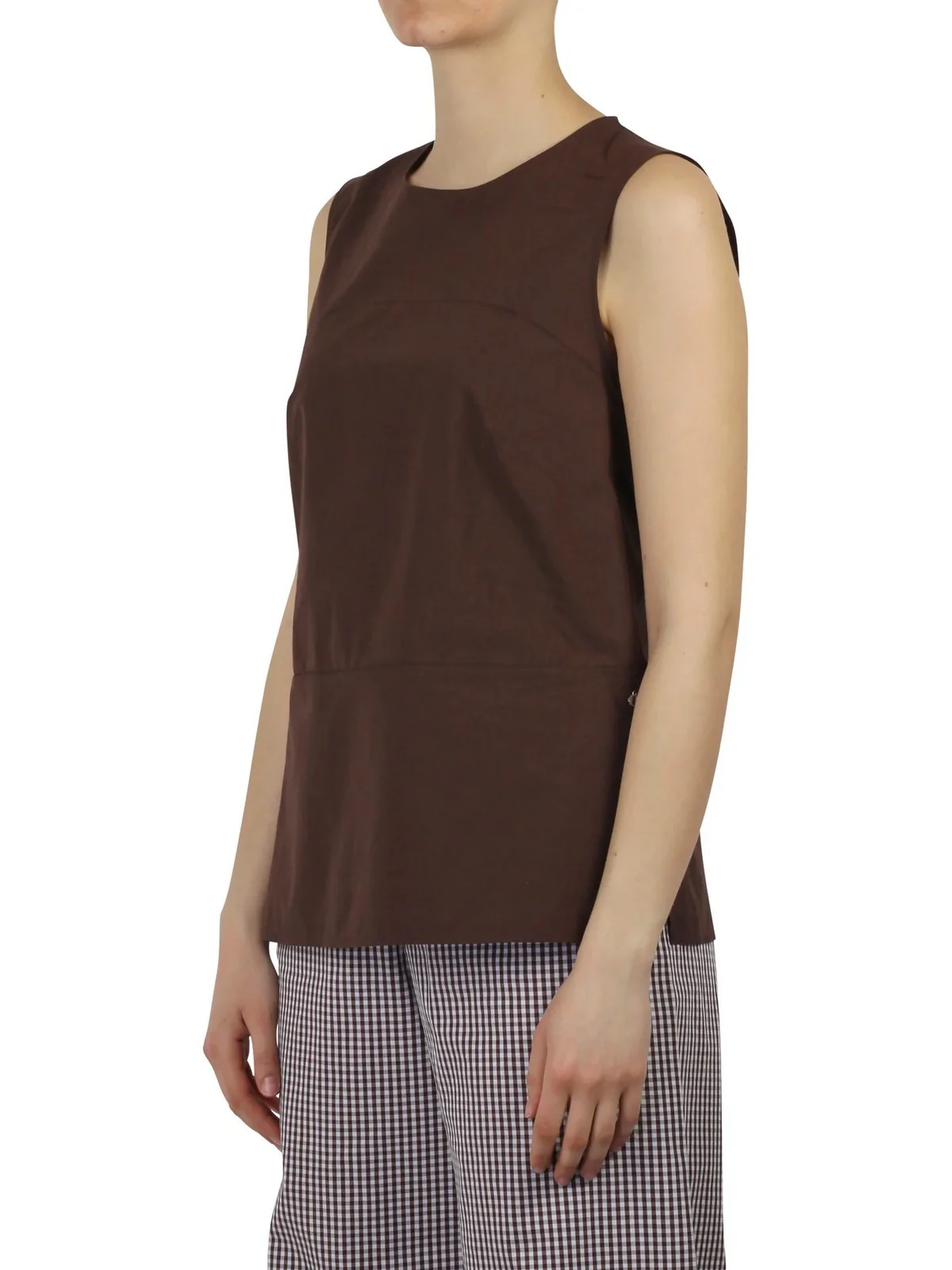 OTTOD'AME Top Donna  DT9180 2138 CIOCCOLATO - Image 4