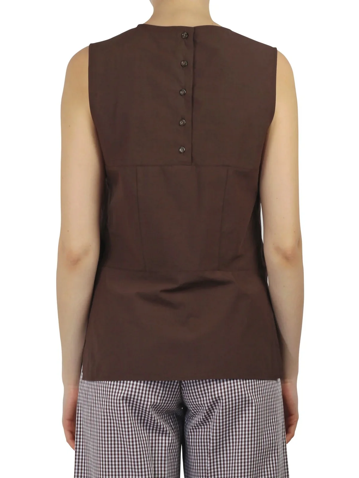 OTTOD'AME Top Donna  DT9180 2138 CIOCCOLATO - Image 5