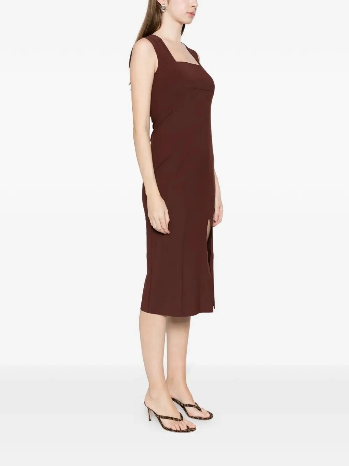 PATRIZIA PEPE Abito Donna  2A3010 JZ26 B887 WOOD BROWN - Image 4