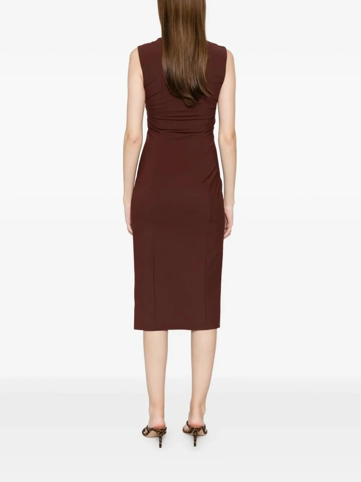 PATRIZIA PEPE Abito Donna  2A3010 JZ26 B887 WOOD BROWN - Image 5