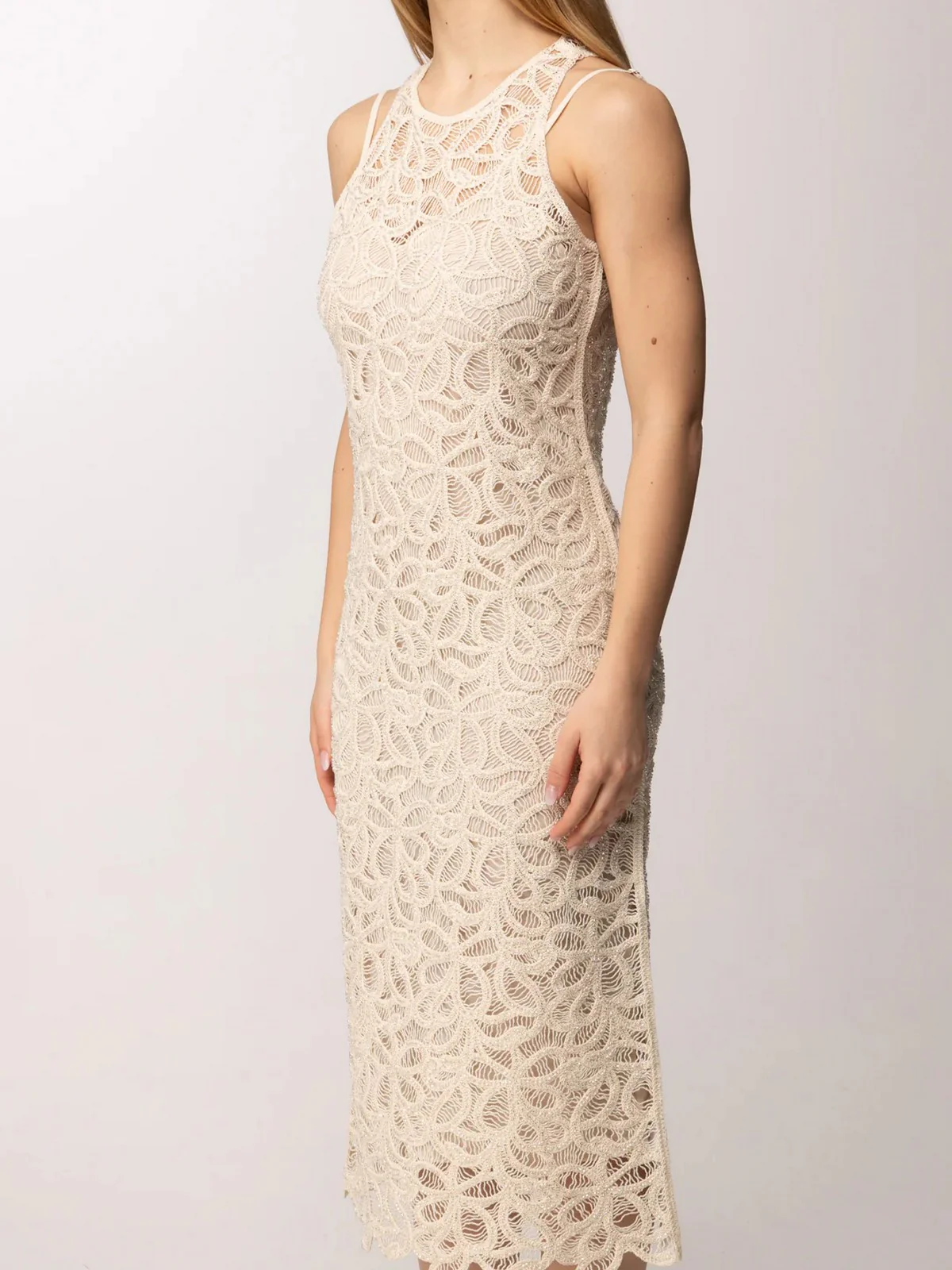 PATRIZIA PEPE Abito Donna  2A3074 A774 B891 NATURAL SAND - Image 4