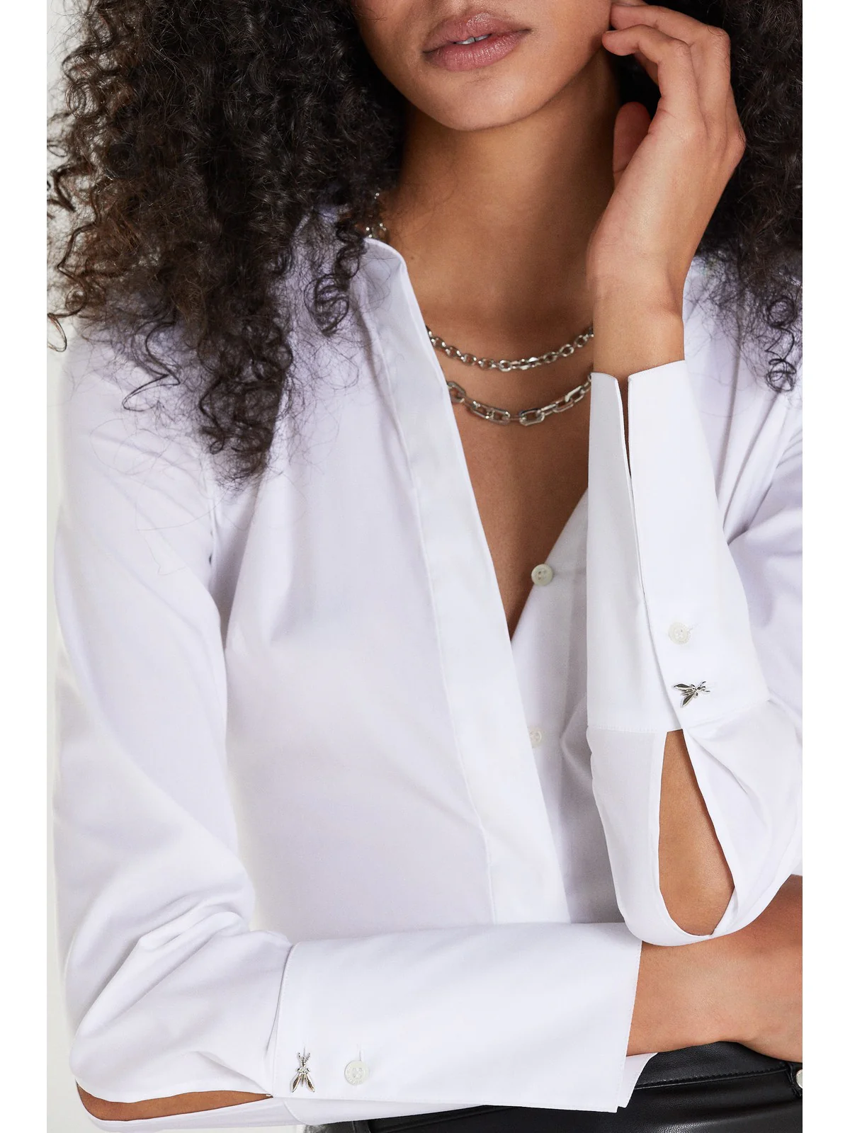 PATRIZIA PEPE Camicia Donna  CC0355 A01 W103 Bianco - Image 3