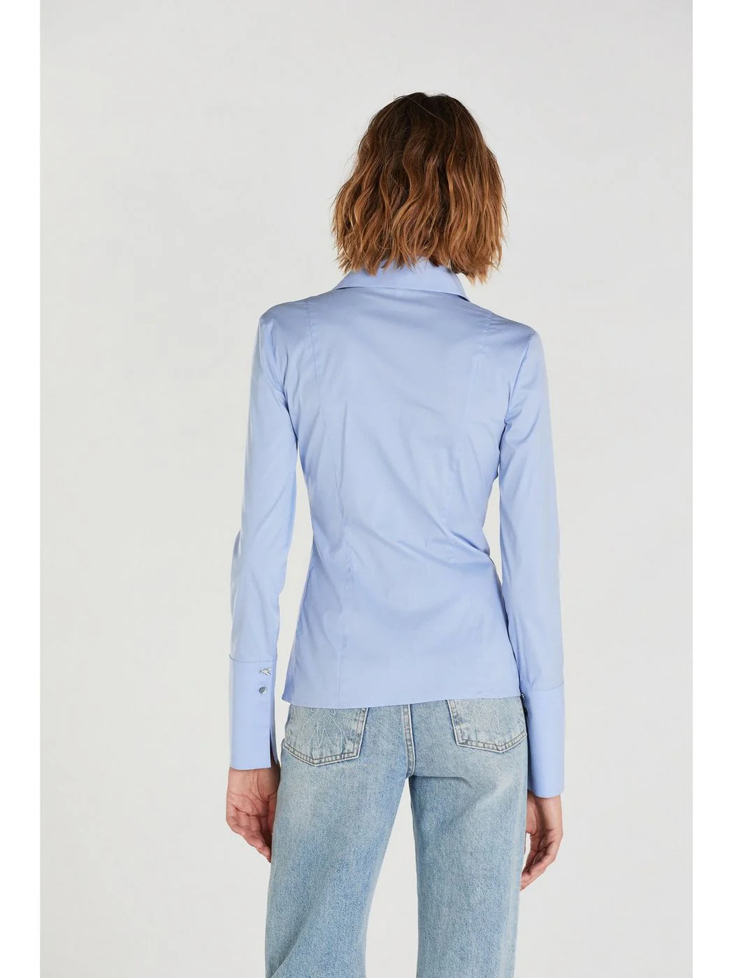PATRIZIA PEPE Camicia Donna  CC0356 A01 C268 SKY FIL A FIL - Image 4