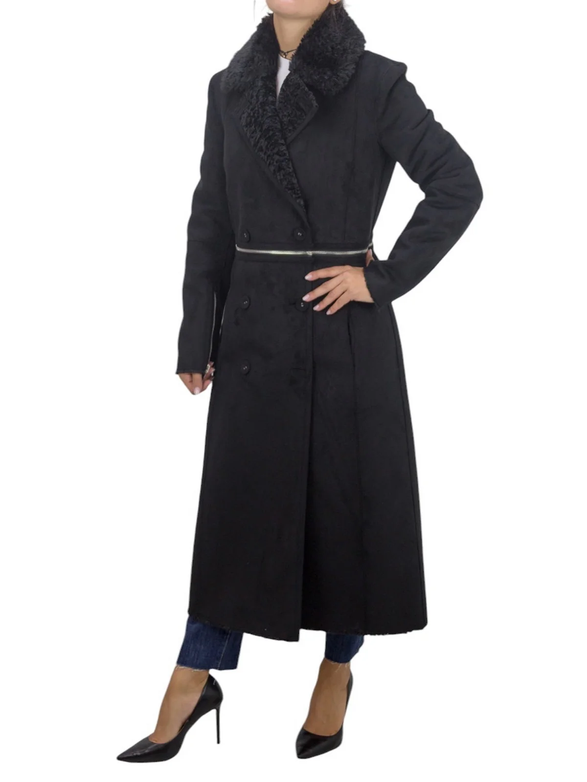 PATRIZIA PEPE Cappotto Donna  2O0144 E012 K103 Nero - Image 2