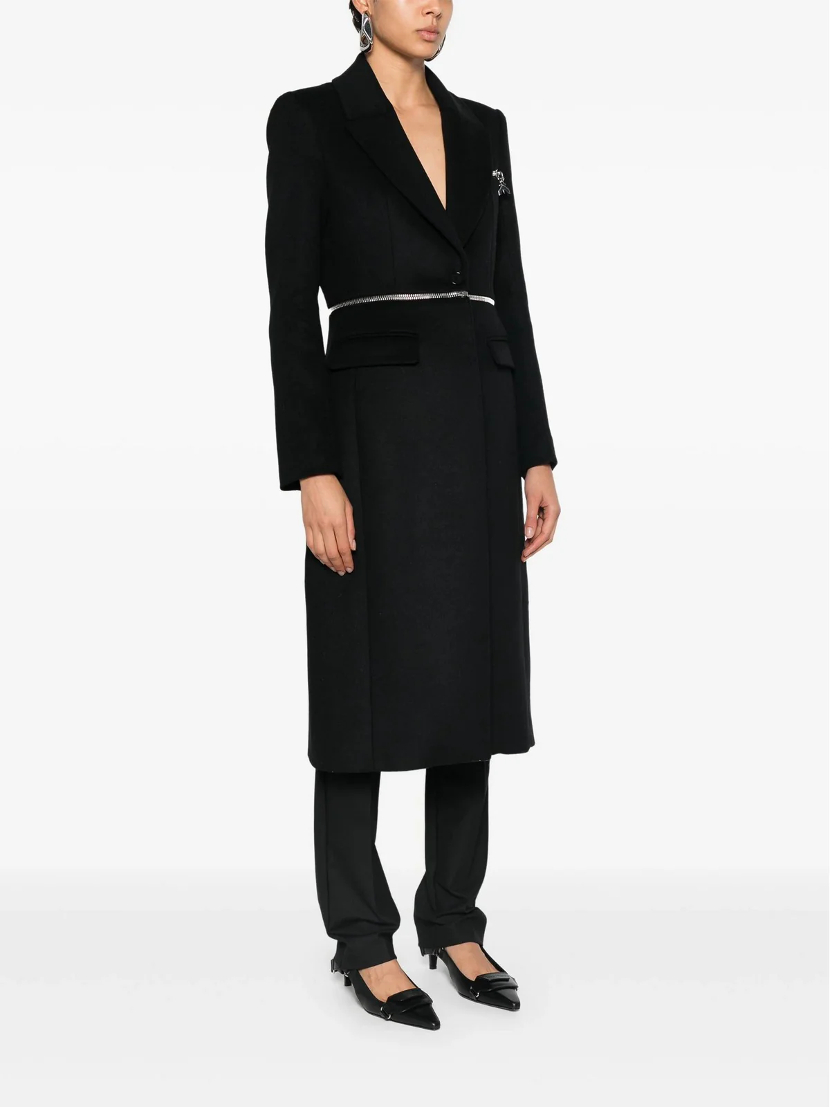 PATRIZIA PEPE Cappotto Donna  2O0166 A171 K103 Nero - Image 3