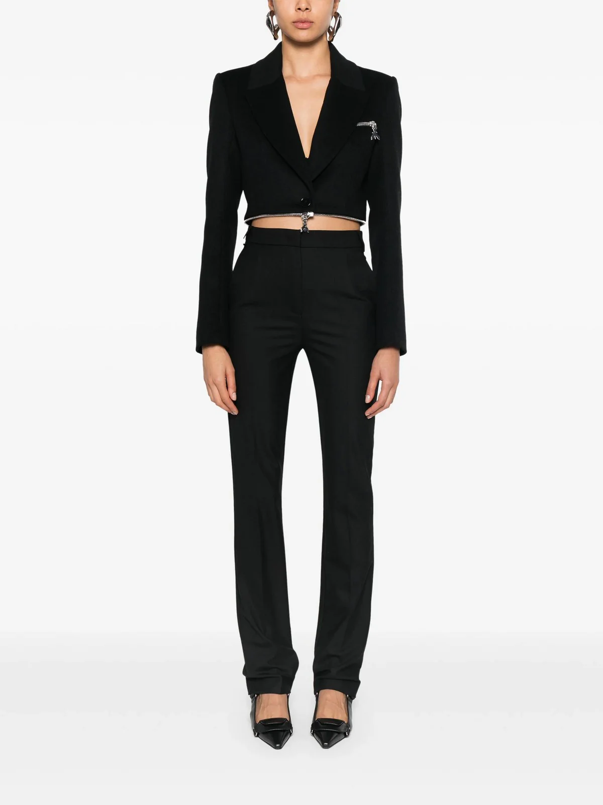 PATRIZIA PEPE Cappotto Donna  2O0166 A171 K103 Nero - Image 6