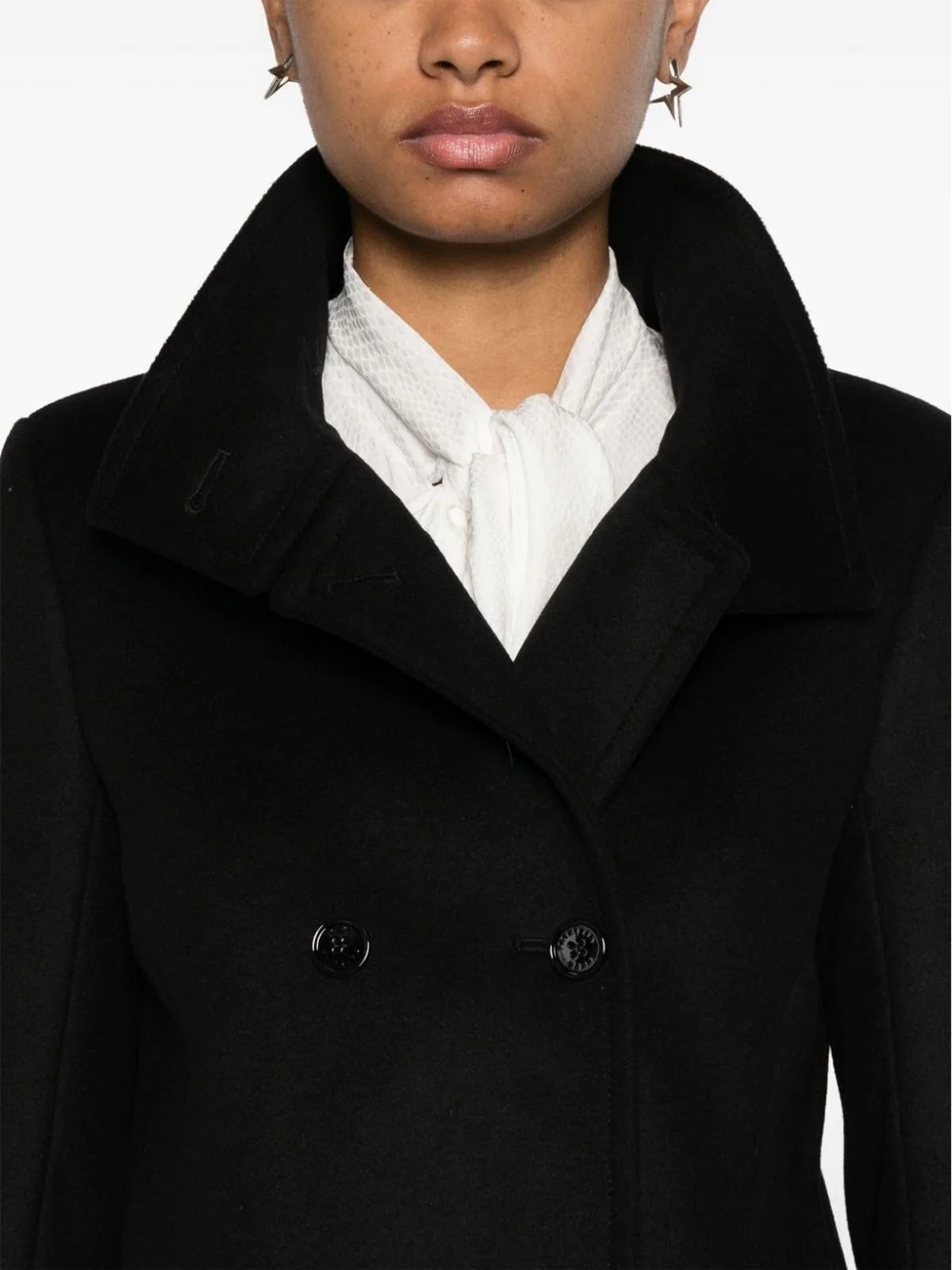 PATRIZIA PEPE Cappotto Donna  2O0168 A171 K103 Nero - Image 5