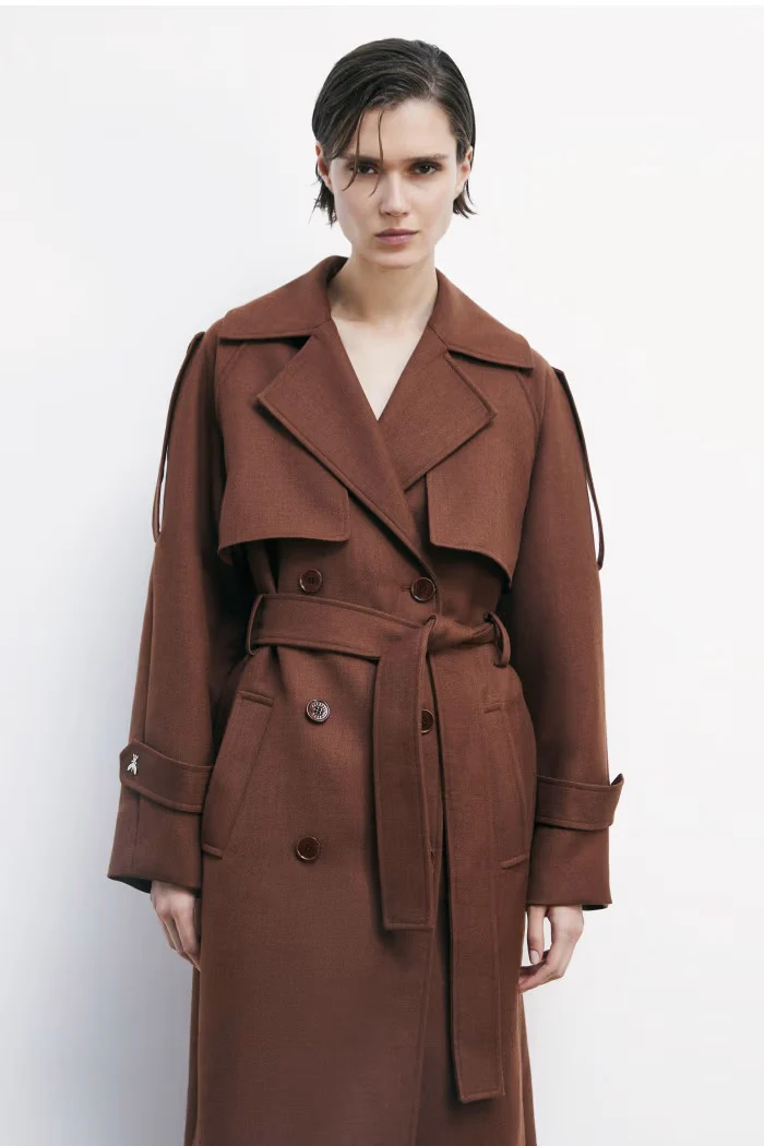 PATRIZIA PEPE Cappotto Donna  8O0188 A630 B834 EARTH BROWN - Image 2