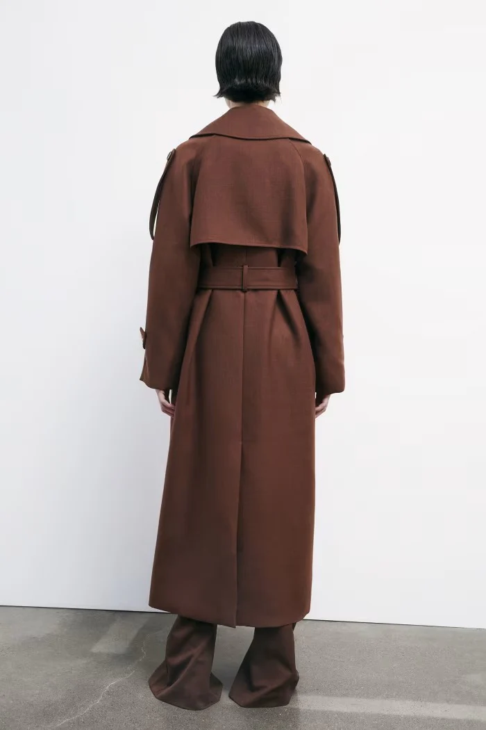 PATRIZIA PEPE Cappotto Donna  8O0188 A630 B834 EARTH BROWN - Image 3