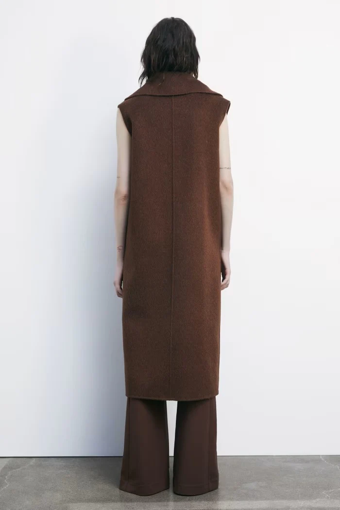PATRIZIA PEPE Cappotto Donna  8O0189 A610 B834 EARTH BROWN - Image 3