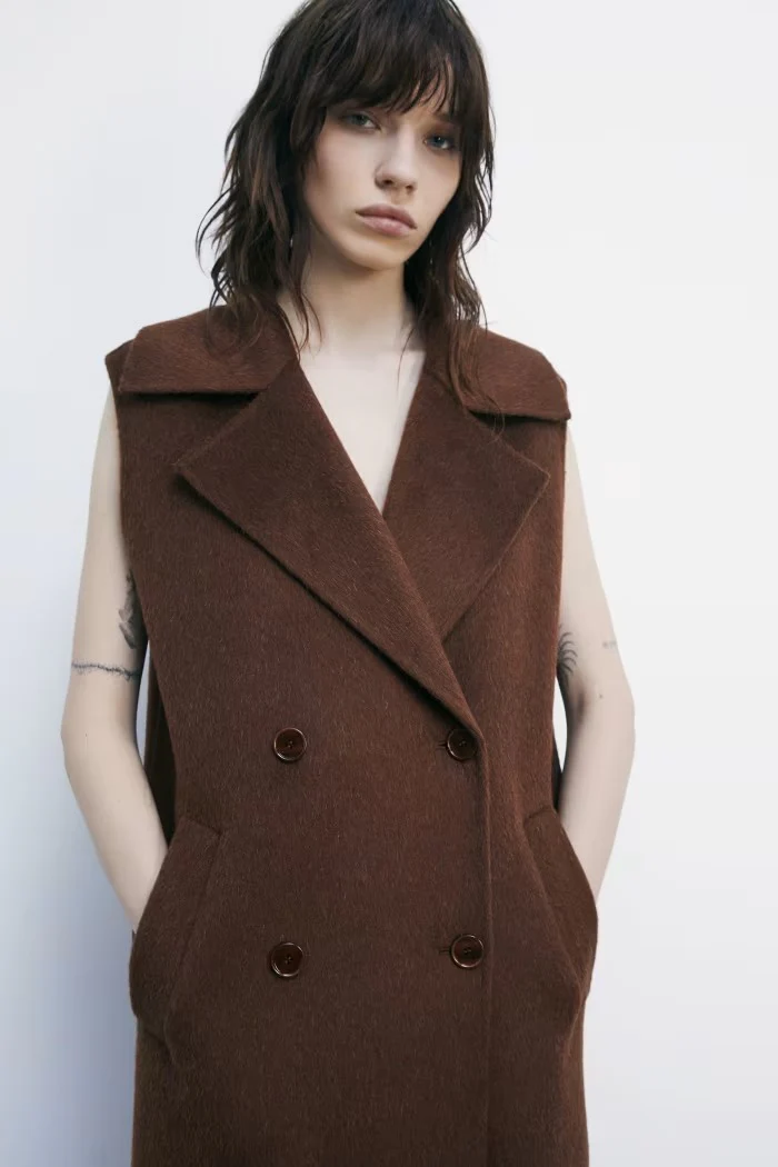 PATRIZIA PEPE Cappotto Donna  8O0189 A610 B834 EARTH BROWN - Image 4