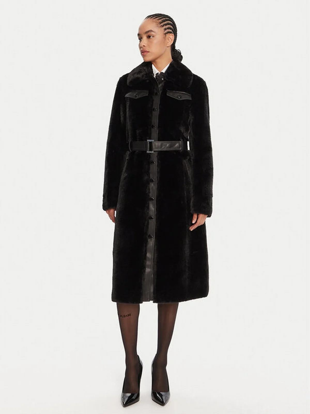 PATRIZIA PEPE Cappotto Donna  8O0203 E073 K103 NERO - Image 2