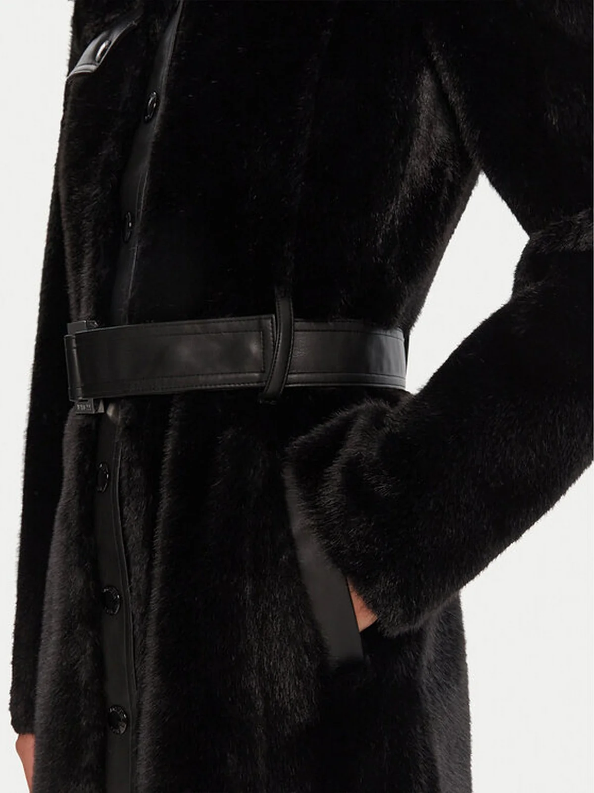 PATRIZIA PEPE Cappotto Donna  8O0203 E073 K103 NERO - Image 4