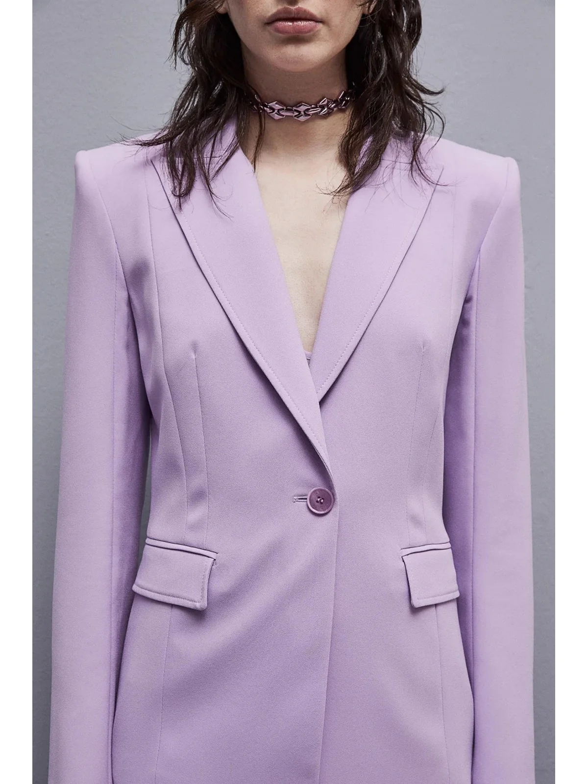 PATRIZIA PEPE Giacca Donna  2S1494 A049 M495 Viola - Image 4