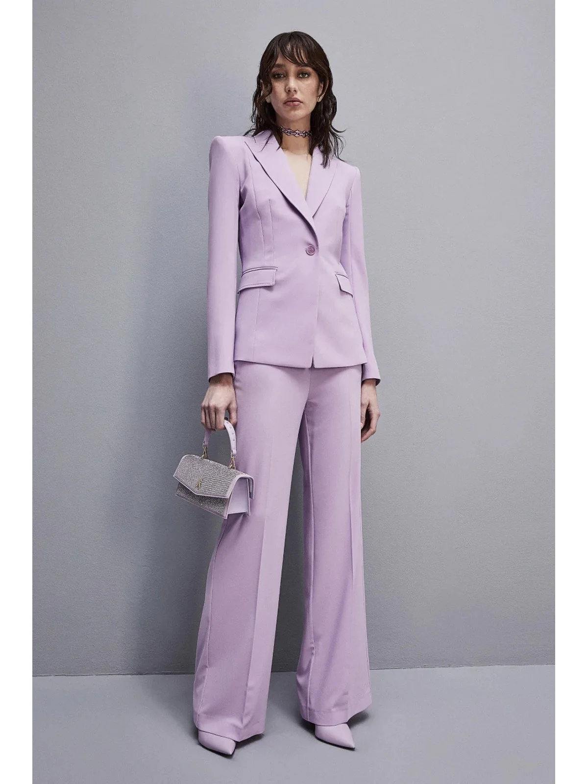 PATRIZIA PEPE Giacca Donna  2S1494 A049 M495 Viola - Image 5
