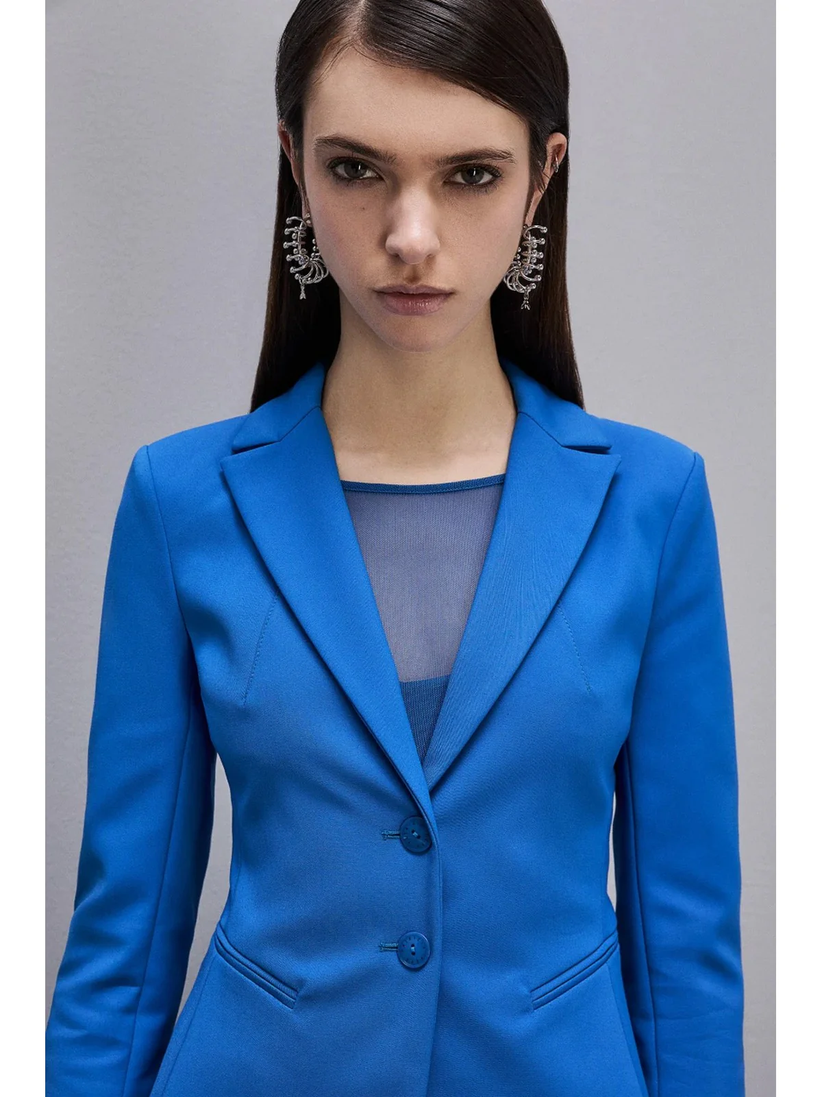 PATRIZIA PEPE Giacca Donna  CSA112 AQ39 C990 Blu - Image 5