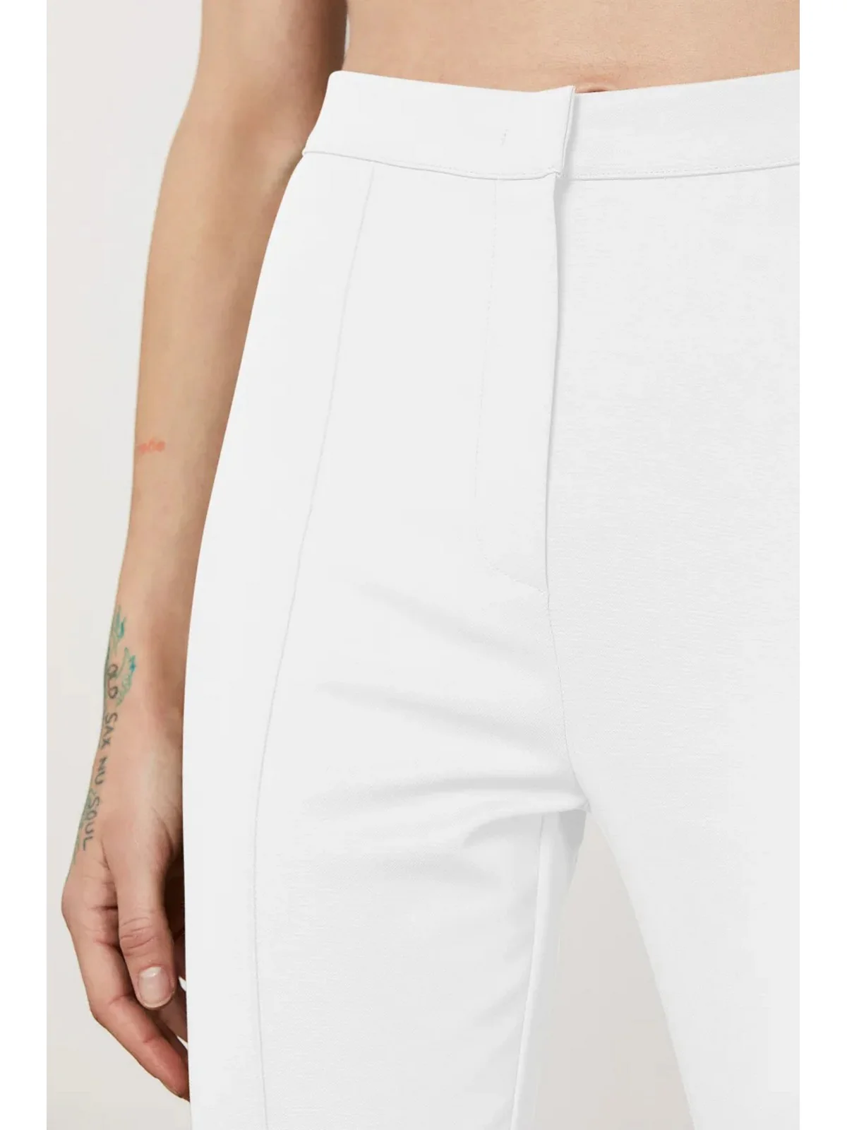 PATRIZIA PEPE Pantalone Donna CP0208 AQ39 W146 Bianco - Image 4