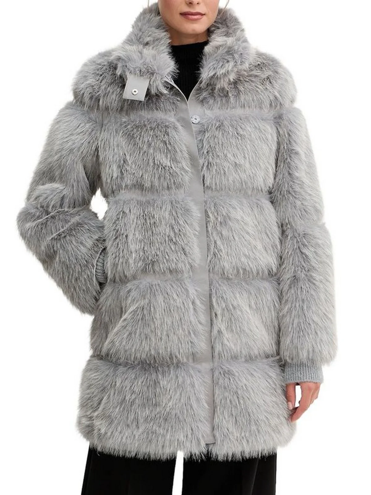 PATRIZIA PEPE Pelliccia Donna  2O0175 E077 S746 MISTERY GREY - Image 2