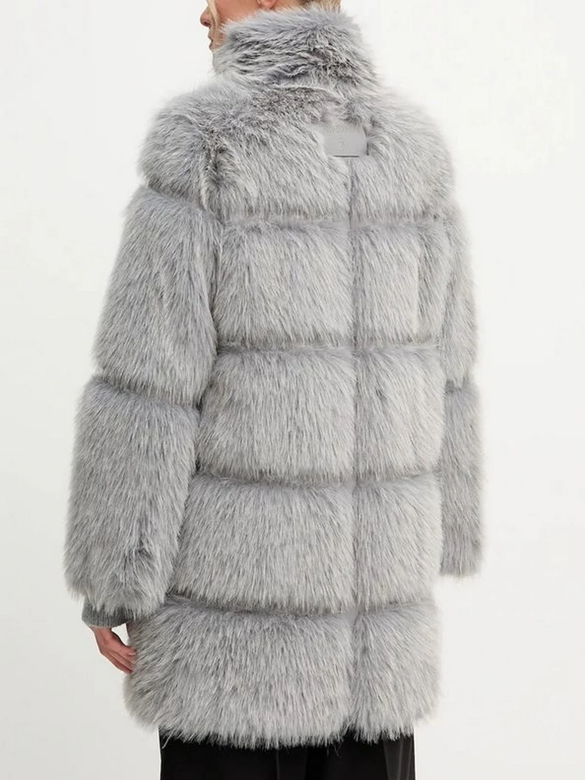 PATRIZIA PEPE Pelliccia Donna  2O0175 E077 S746 MISTERY GREY - Image 3