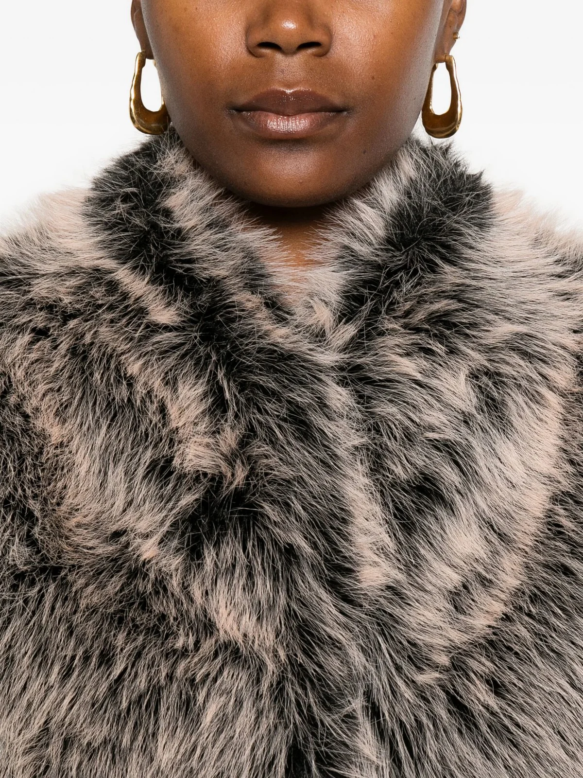 PATRIZIA PEPE Pelliccia Donna  8O0197 E072 B849 PEACH DUST FUR - Image 4