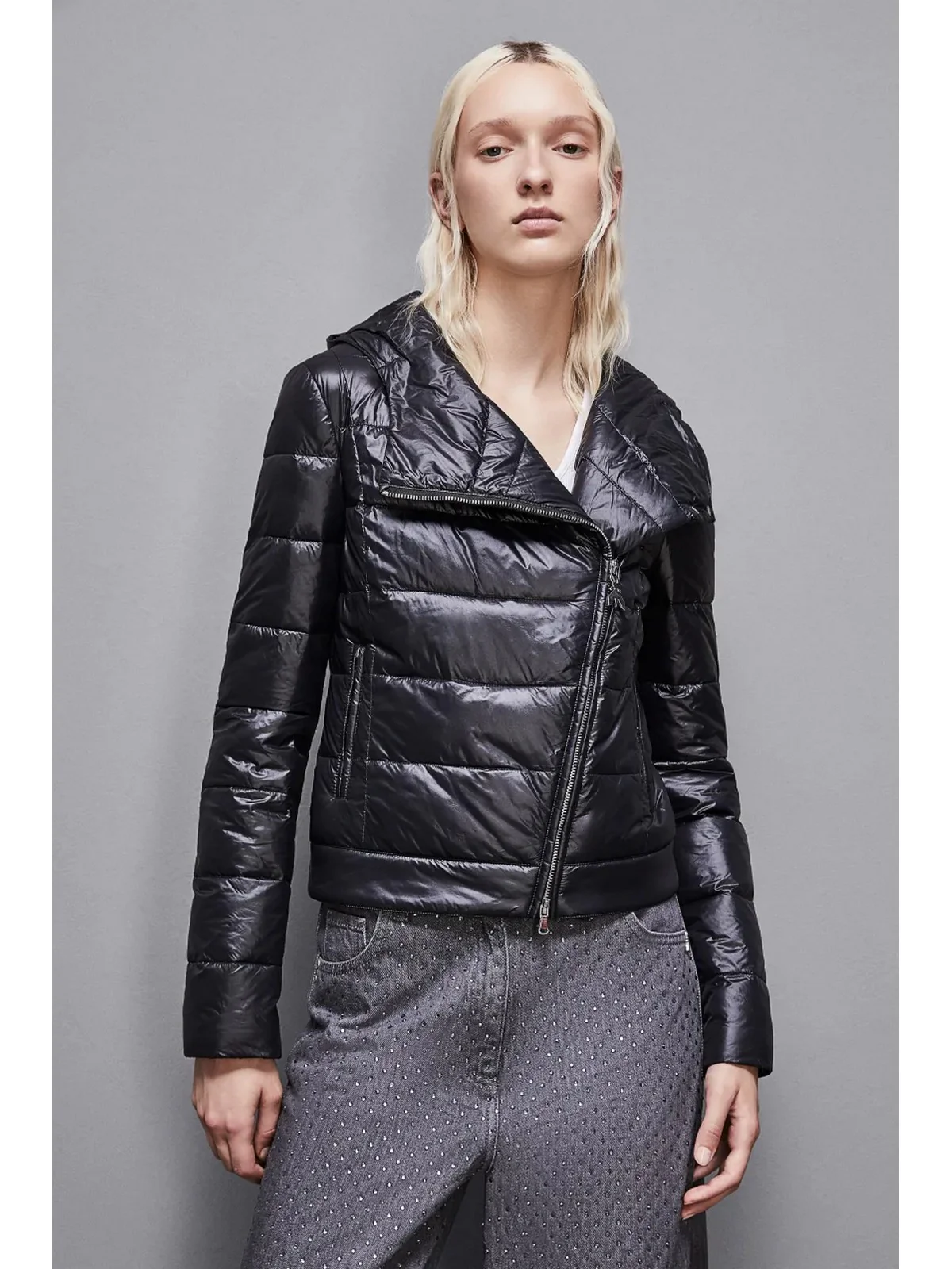 PATRIZIA PEPE Piumino Donna 8O0135 A503 K103 Nero - Image 6